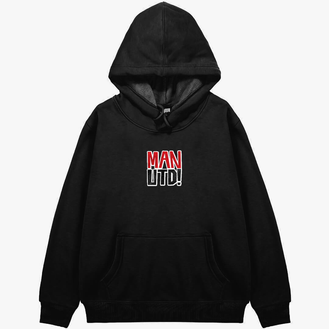 Manchester United Hoodie Hooded Sweatshirt Sweater Jacket - Manchester United Logo