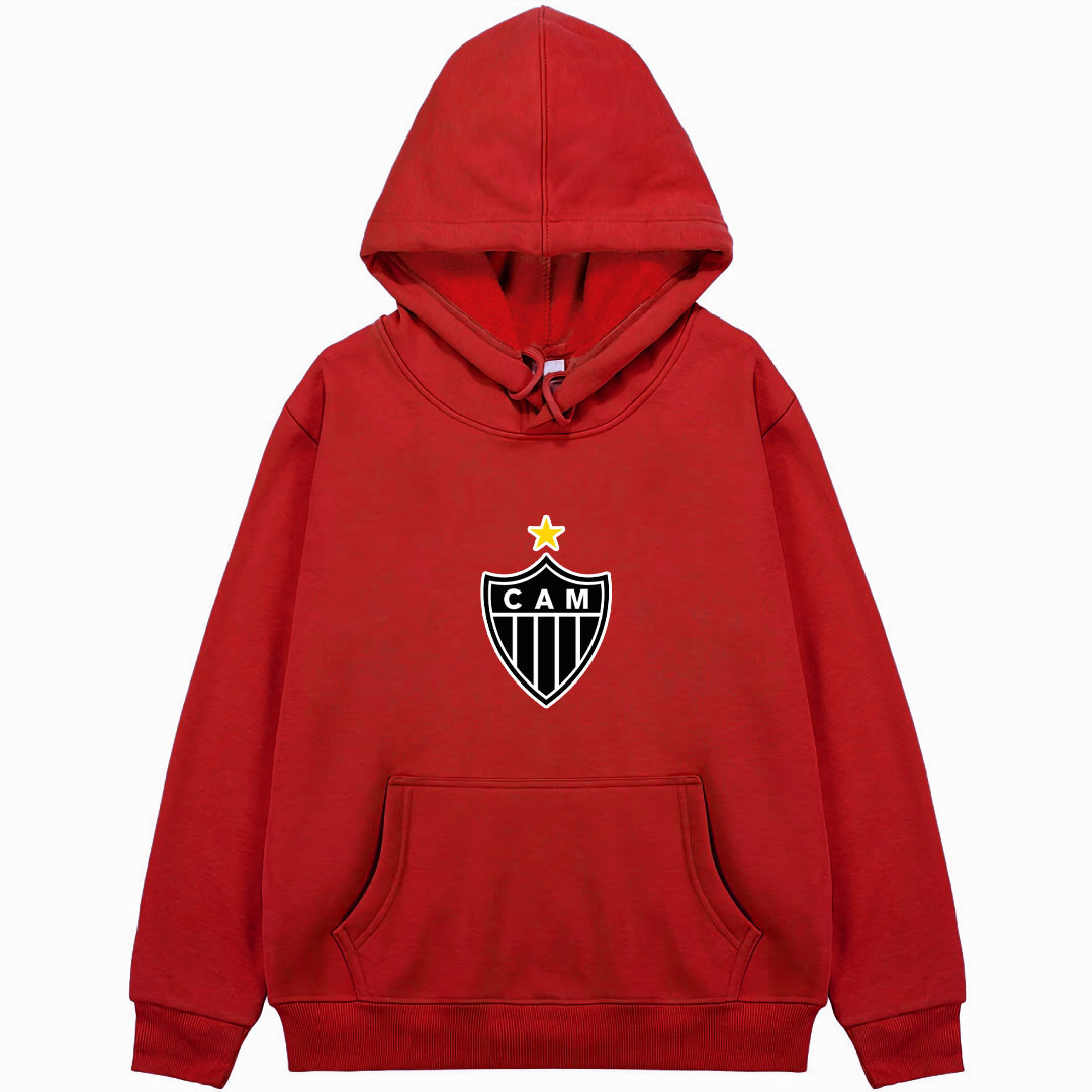 Clube Atletico Mineiro Football Club Hoodie Hooded Sweatshirt Sweater Jacket - Clube Atletico Mineiro Football Club Single Logo