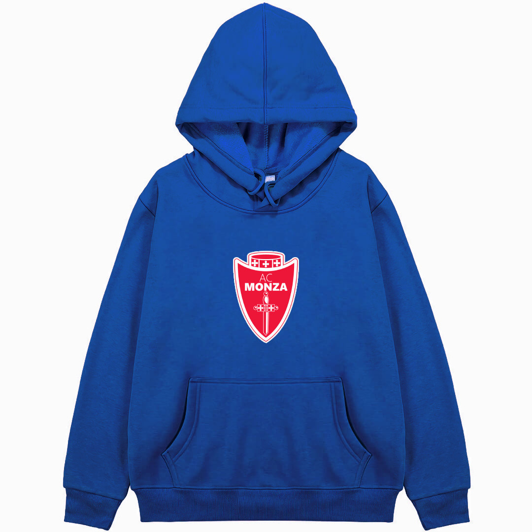 AC Monza Football Club Hoodie Hooded Sweatshirt Sweater Jacket - AC Monza Football Club Single Logo