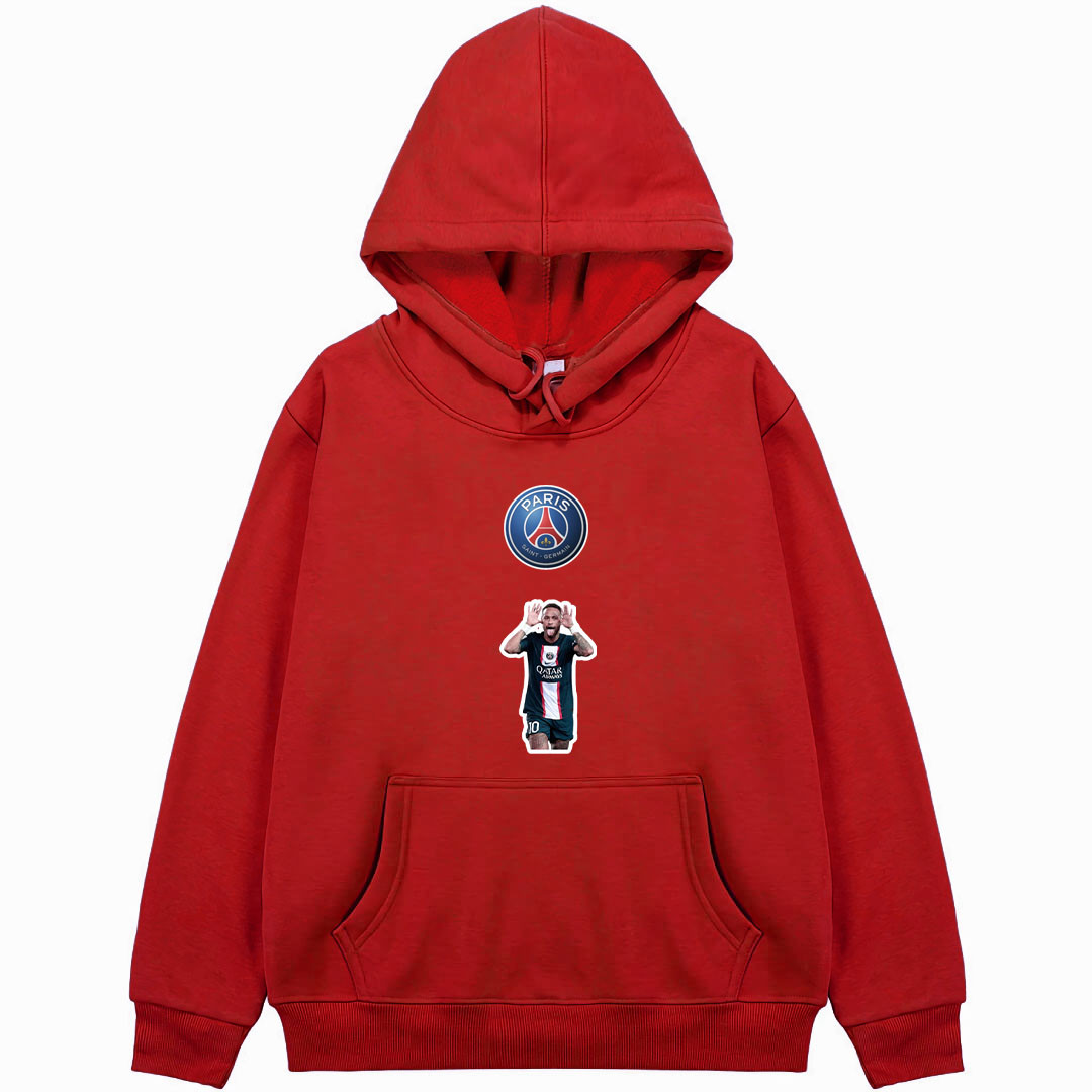 Neymar Jr Hoodie Hooded Sweatshirt Sweater Jacket - Neymar Jr Paris Saint Germain Goal Celebration Sticker Art