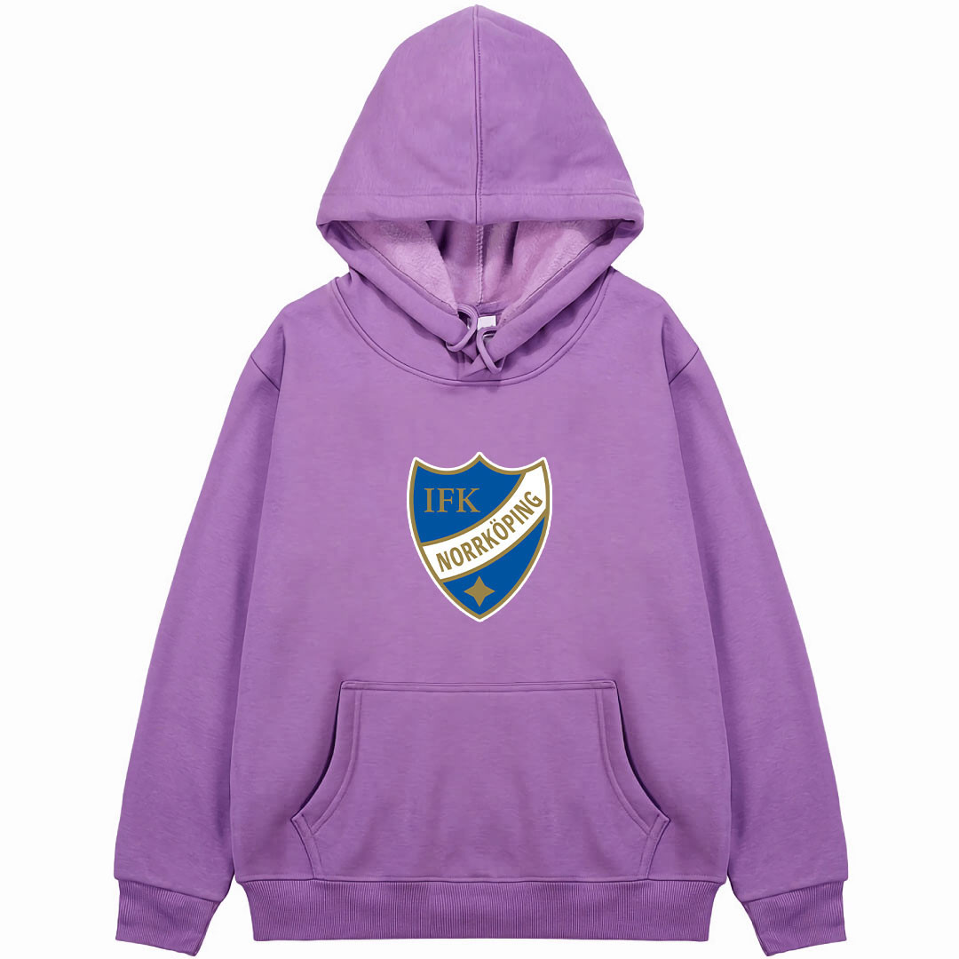 IFK Norrkoping Football Club Hoodie Hooded Sweatshirt Sweater Jacket - IFK Norrkoping Football Club Single Logo