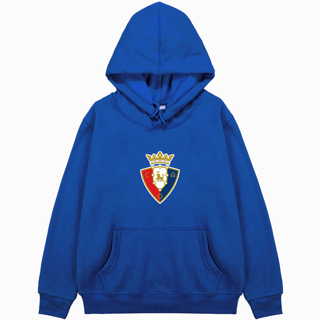 CA Osasuna Football Club Hoodie Hooded Sweatshirt Sweater Jacket - CA Osasuna Football Club Single Logo