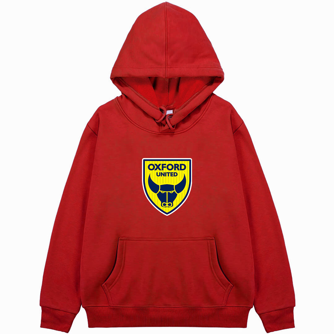 Oxford United F.C. Football Club Hoodie Hooded Sweatshirt Sweater Jacket - Oxford United F.C. Football Club Single Logo