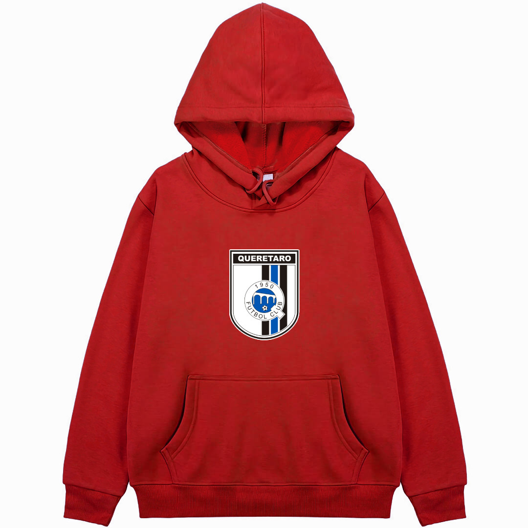 Queretaro F.C. Football Club Hoodie Hooded Sweatshirt Sweater Jacket - Queretaro F.C. Football Club Single Logo