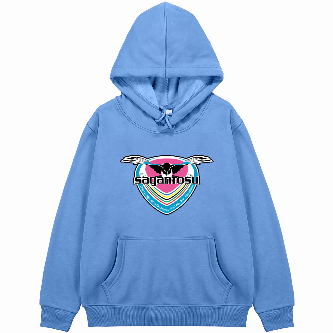 Sagan Tosu Football Club Hoodie Hooded Sweatshirt Sweater Jacket - Sagan Tosu Football Club Single Logo