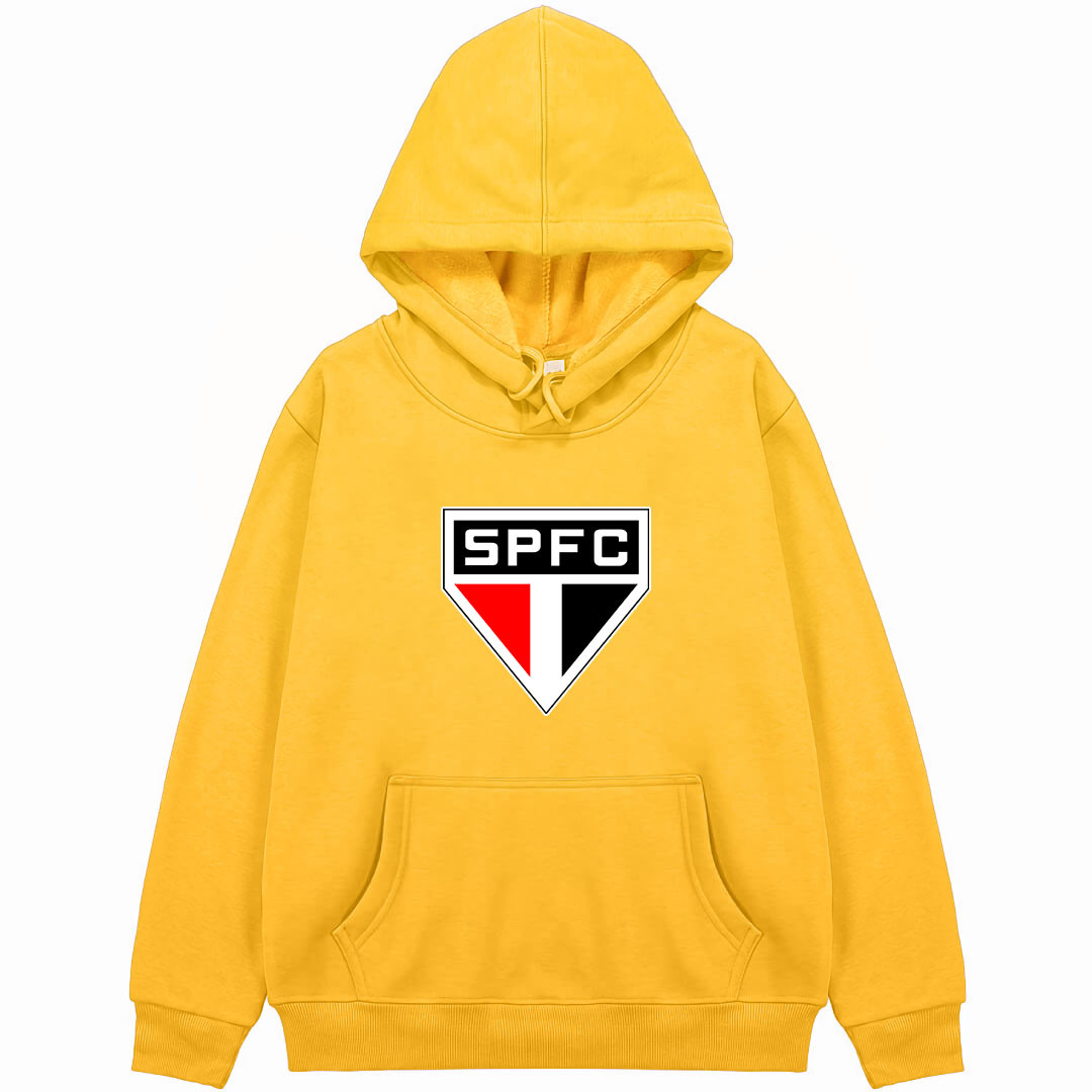 Sao Paulo FC Football Club Hoodie Hooded Sweatshirt Sweater Jacket - Sao Paulo FC Football Club Single Logo
