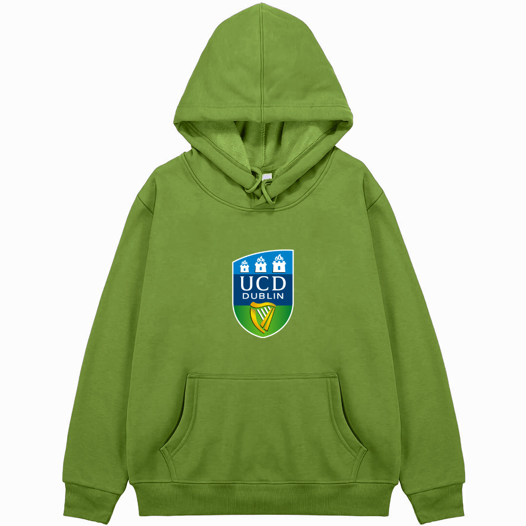 University College Dublin A.F.C. Football Club Hoodie Hooded Sweatshirt Sweater Jacket - University College Dublin A.F.C. Football Club Single Logo