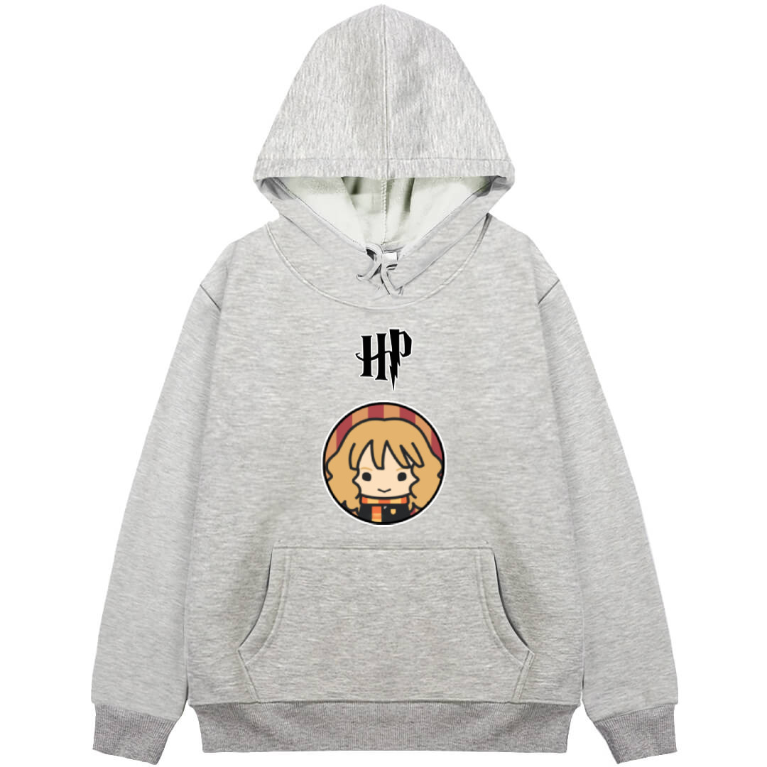 Harry Potter Hermione Granger Hoodie Hooded Sweatshirt Sweater Jacket - Hermione Granger Cartoon Round Sticker Art