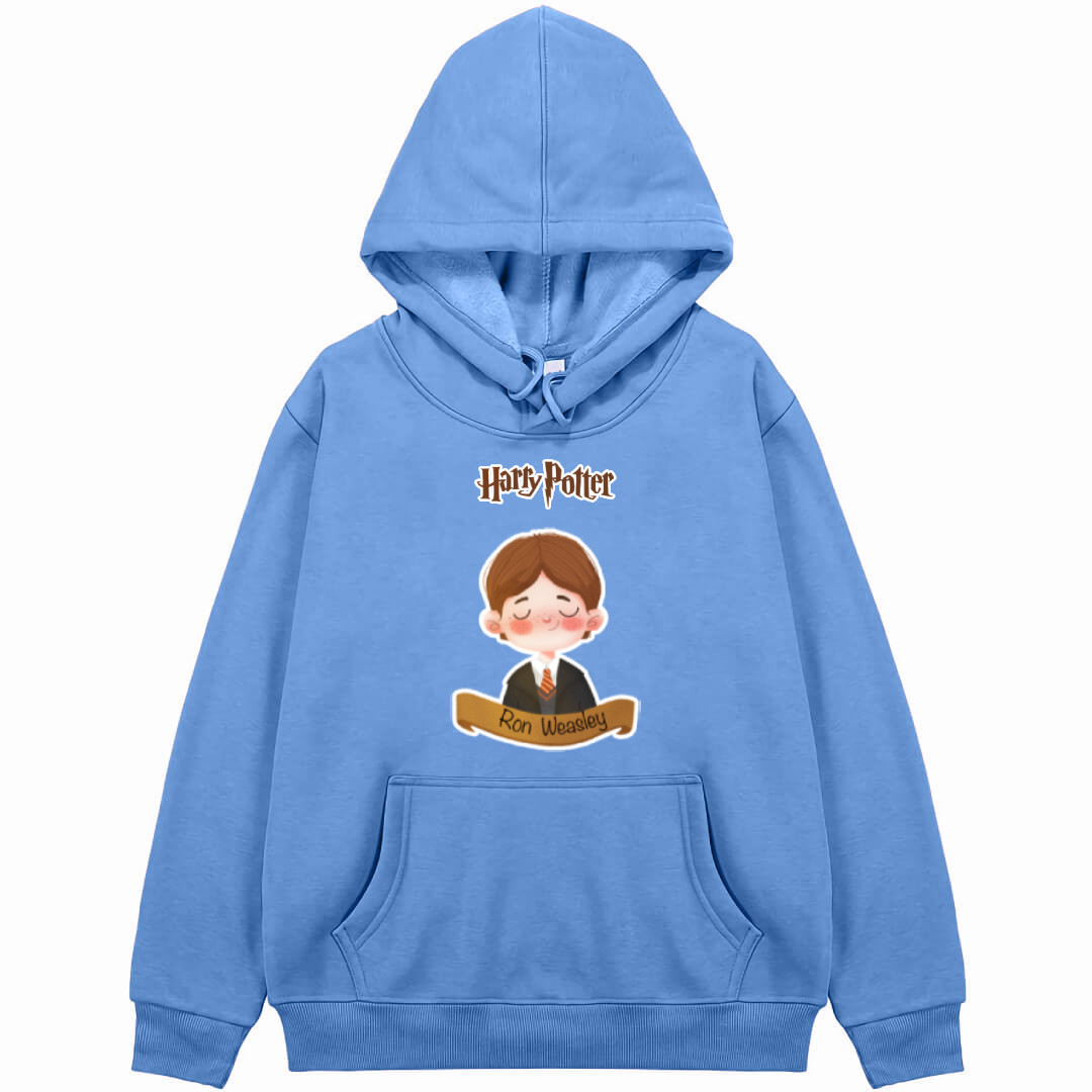 Harry Potter Ron Weasley Hoodie Hooded Sweatshirt Sweater Jacket - Ron Weasley Cute Cartoon Sticker Art