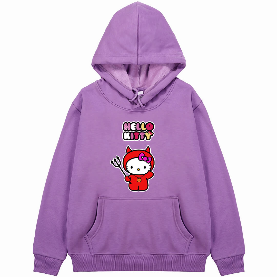 Sanrio Hello Kitty Evil Hoodie Hooded Sweatshirt Sweater Jacket - Sanrio Hello Kitty Evil Sticker