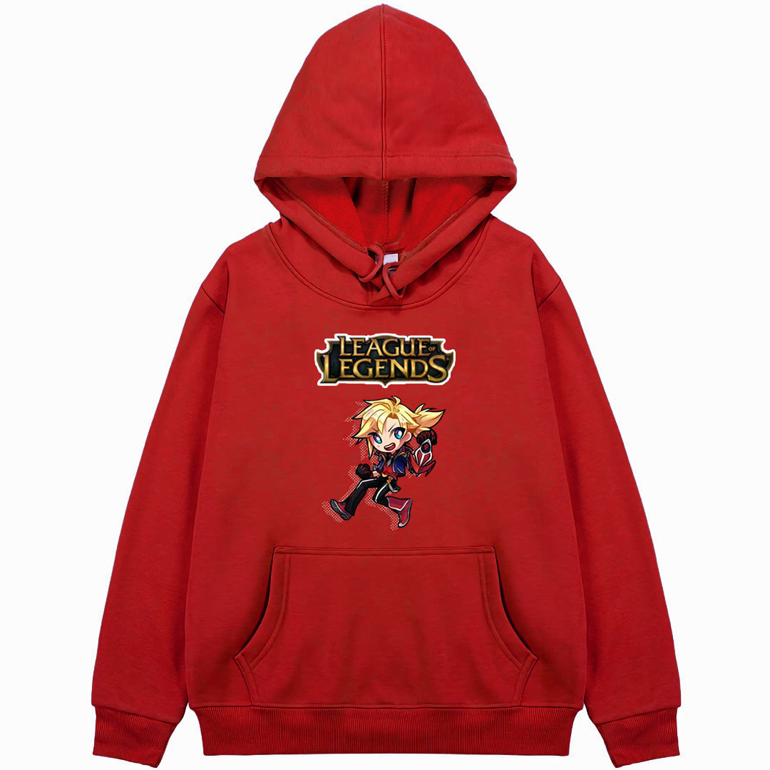 League of Legends Ezreal Hoodie Hooded Sweatshirt Sweater Jacket - Ezreal Battle Academia Skin