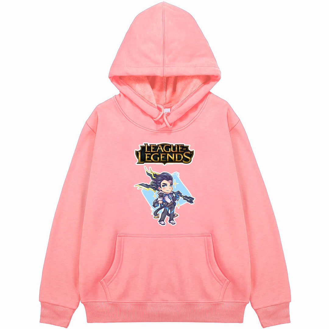 League of Legends Jayce Hoodie Hooded Sweatshirt Sweater Jacket - Jayce Battle Academia with Sword