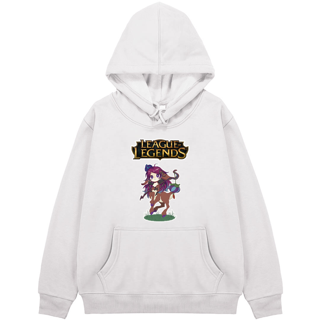 League of Legends Lillia Hoodie Hooded Sweatshirt Sweater Jacket - Lillia Chibi Art