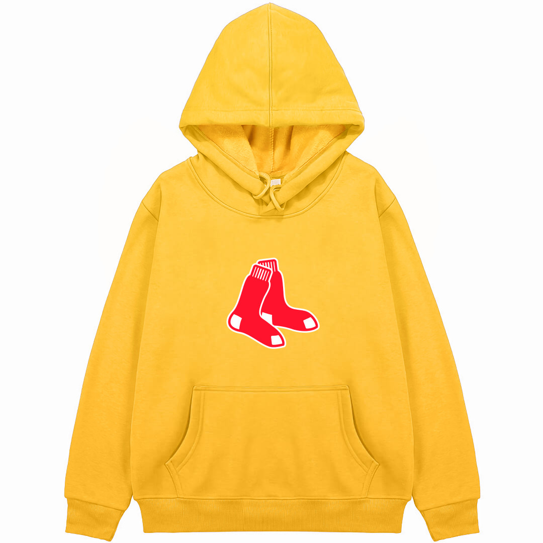 MLB Boston Red Sox Hoodie Hooded Sweatshirt Sweater Jacket - Boston Red Sox Team Single Logo