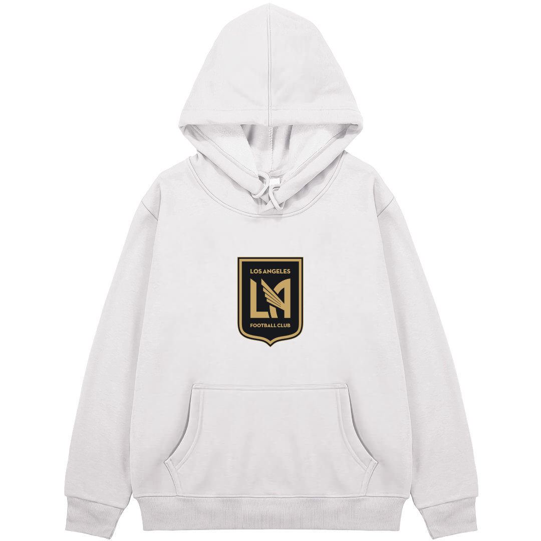 MLS Los Angeles FC Hoodie Hooded Sweatshirt Sweater Jacket - Los Angeles Football Club Team Single Logo