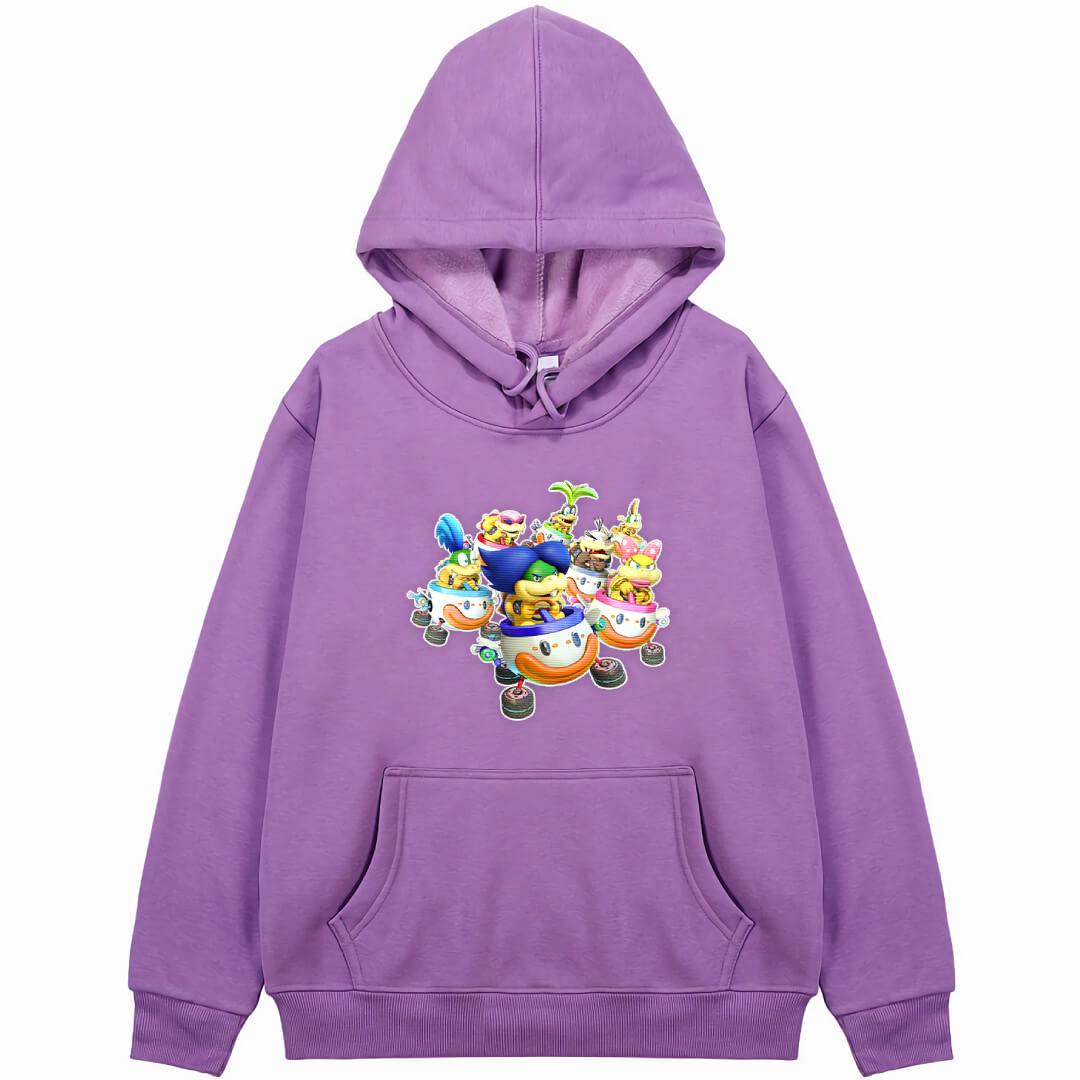 Super Mario Koopalings Koopa Hoodie Hooded Sweatshirt Sweater Jacket - Koopalings Mario Kart Art
