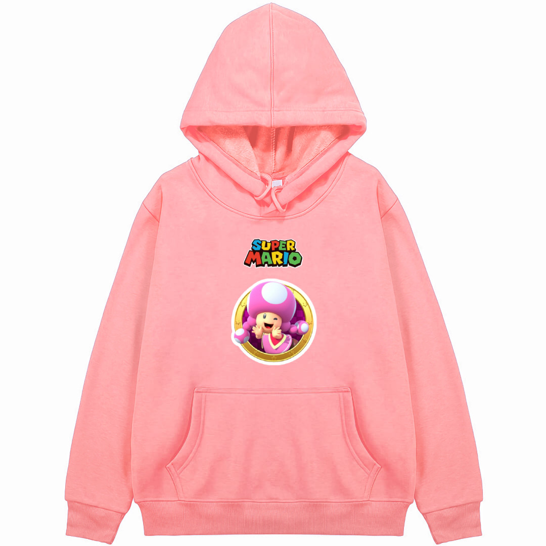 Super Mario Toadette Hoodie Hooded Sweatshirt Sweater Jacket - Toadette Icon