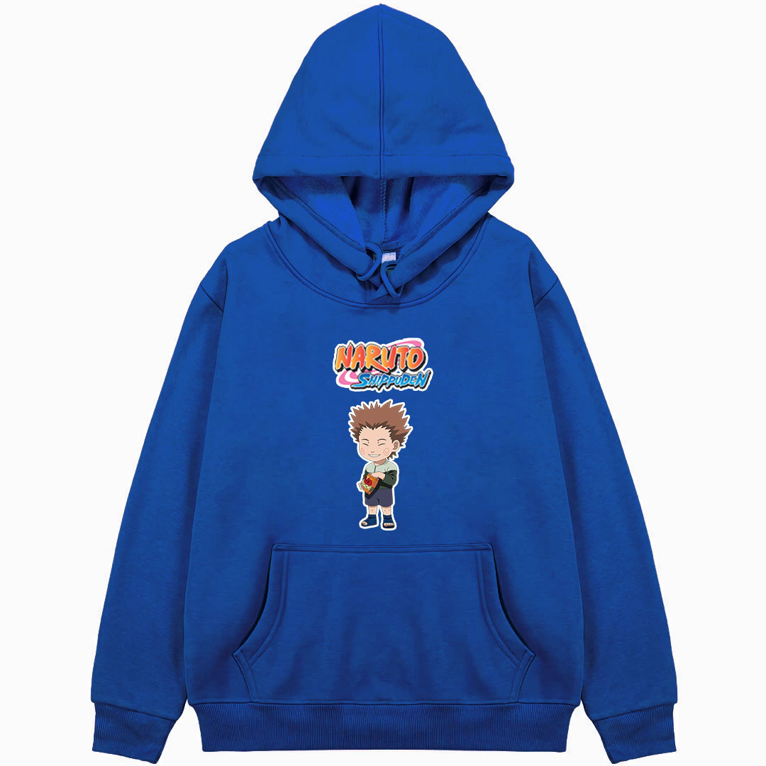 Naruto Shippuden Choji Akimichi Hoodie Hooded Sweatshirt Sweater Jacket - Choji Akimichi Chibi Art