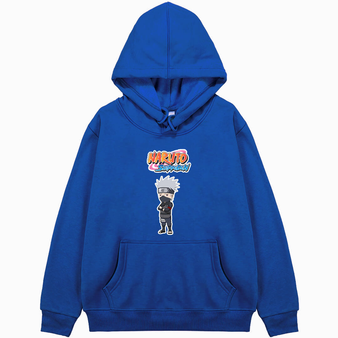 Naruto Shippuden Kakashi Hatake Hoodie Hooded Sweatshirt Sweater Jacket - Kakashi Hatake Chibi Art