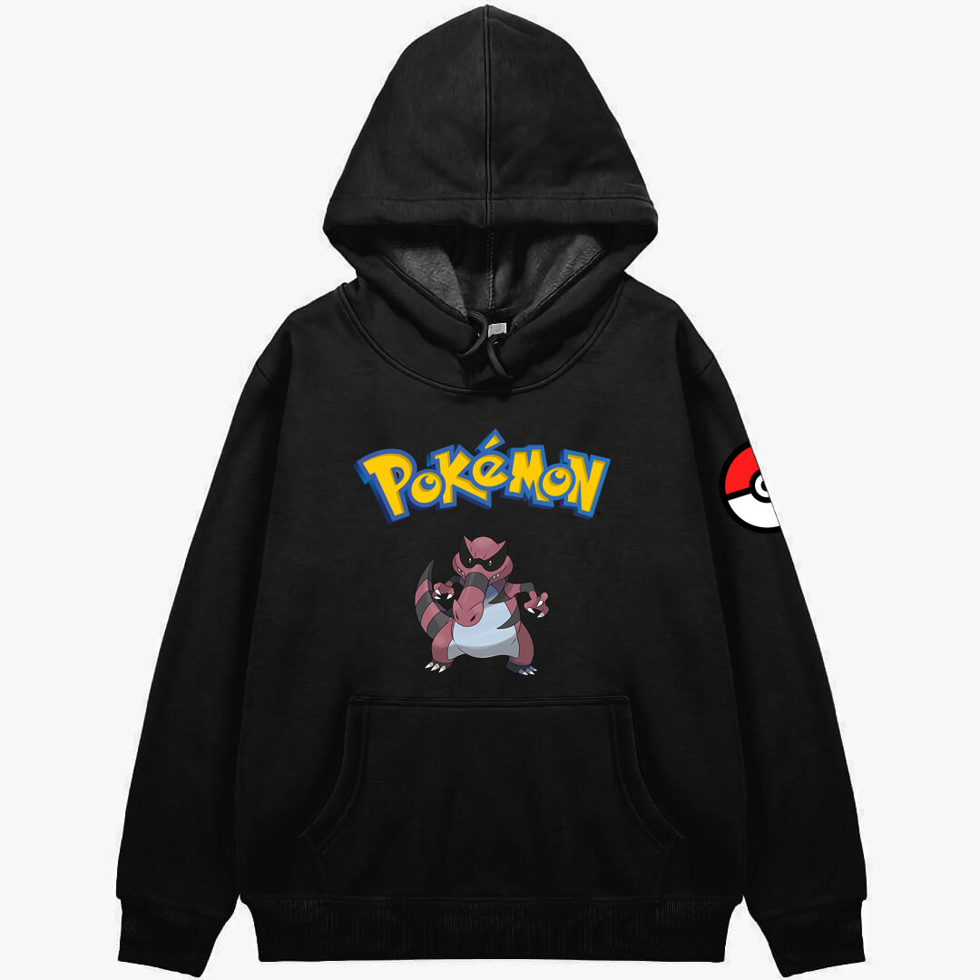 Pokemon Krookodile Hoodie Hooded Sweatshirt Sweater Jacket - Krookodile Character Series Art