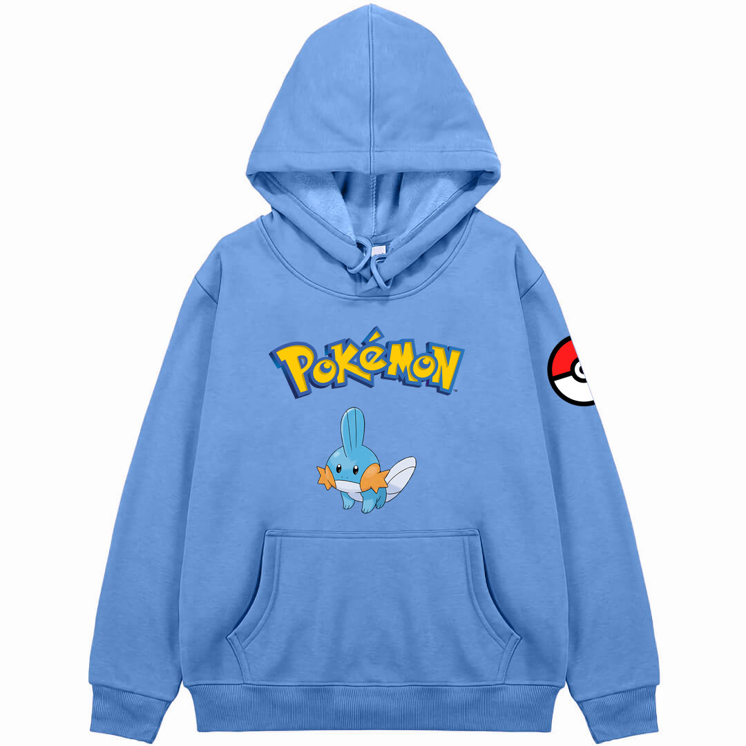 Pokemon Mudkip Hoodie Hooded Sweatshirt Sweater Jacket - Mudkip Character Series Art