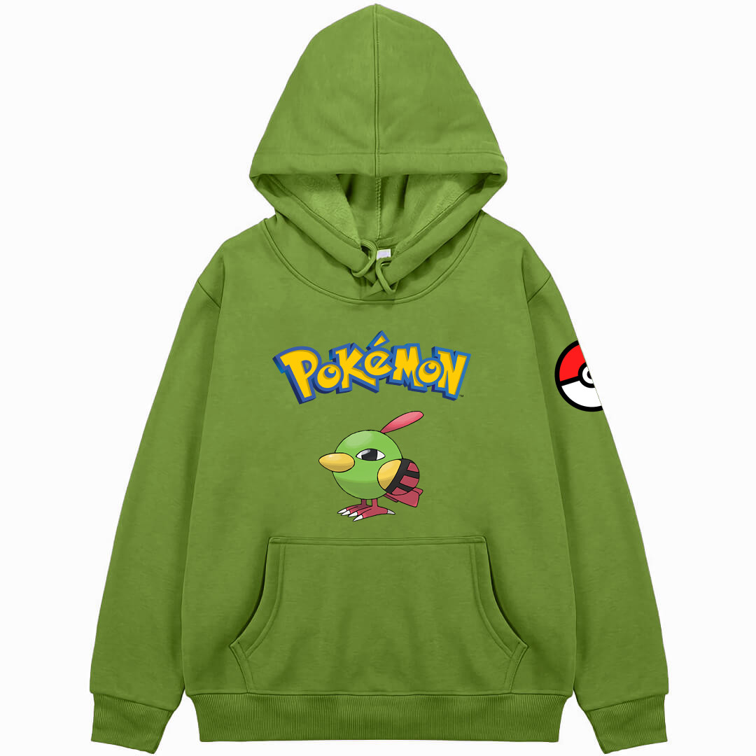 Pokemon Natu Hoodie Hooded Sweatshirt Sweater Jacket - Natu Character Series Art