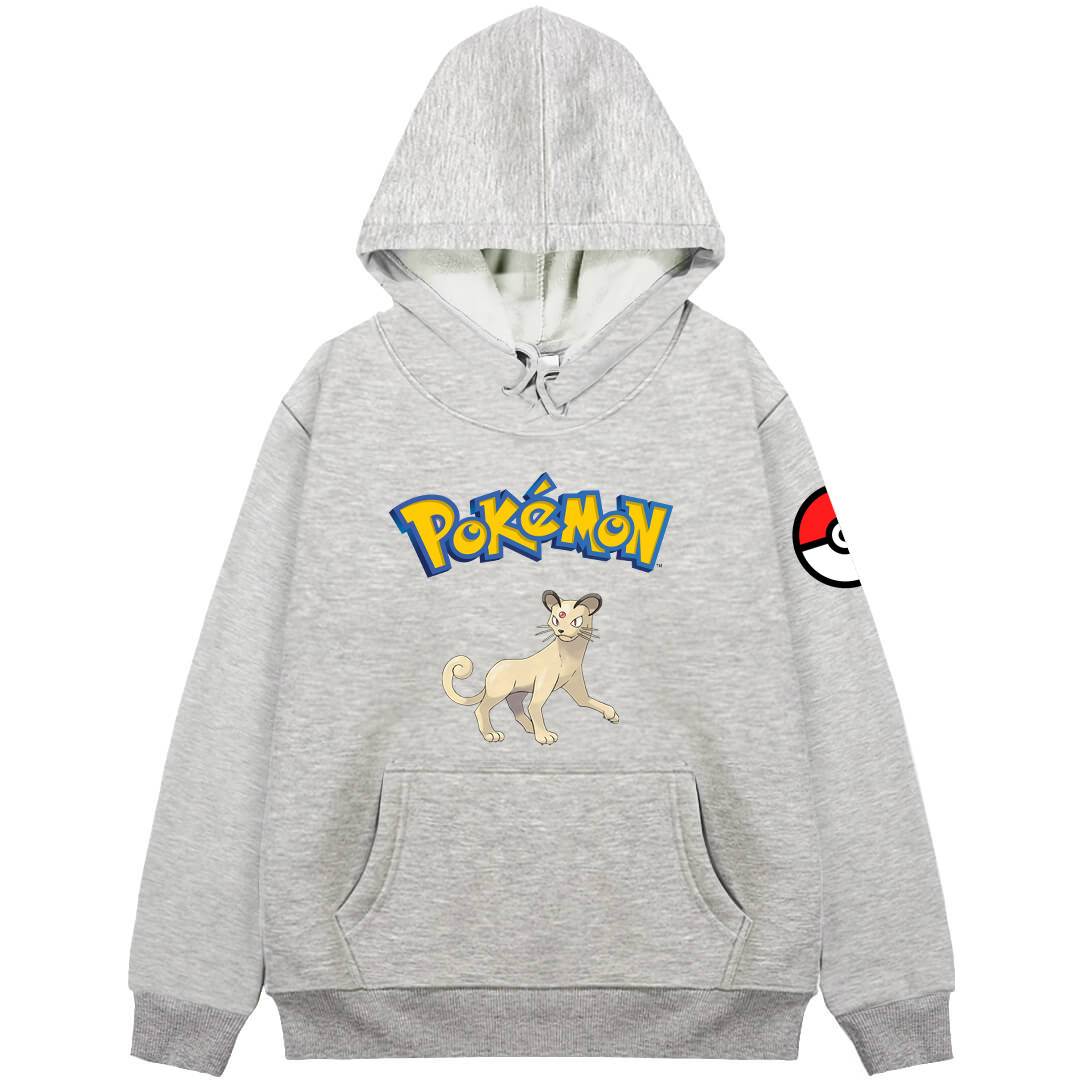 Pokemon Persian Hoodie Hooded Sweatshirt Sweater Jacket - Persian Character Series Art