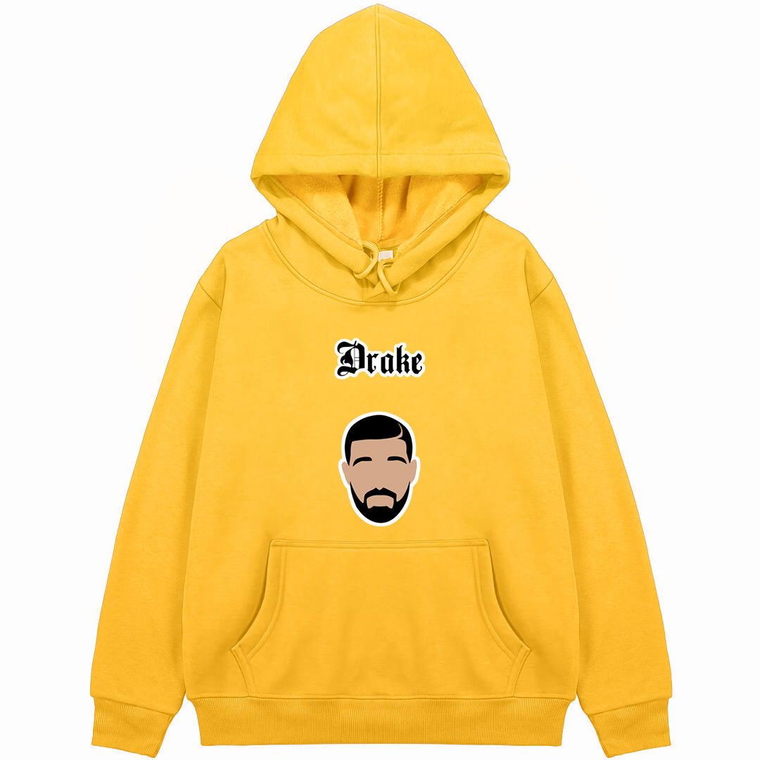 Drake Hoodie Hooded Sweatshirt Sweater Jacket - Drake Minimalist Head Sticker Art