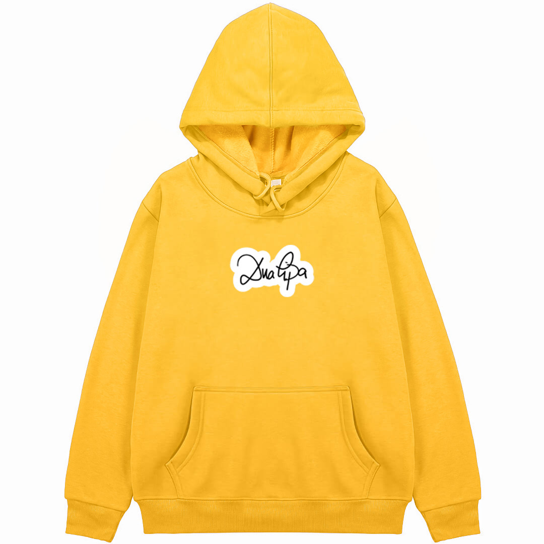 Dua Lipa Hoodie Hooded Sweatshirt Sweater Jacket - Dua Lipa Logo