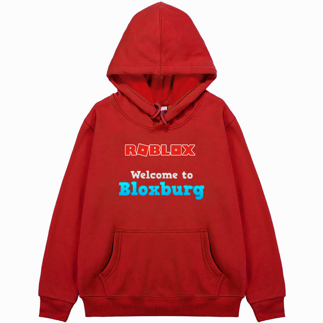 Roblox BloxBurg Hoodie Hooded Sweatshirt Sweater Jacket - BloxBurg Blue Logo