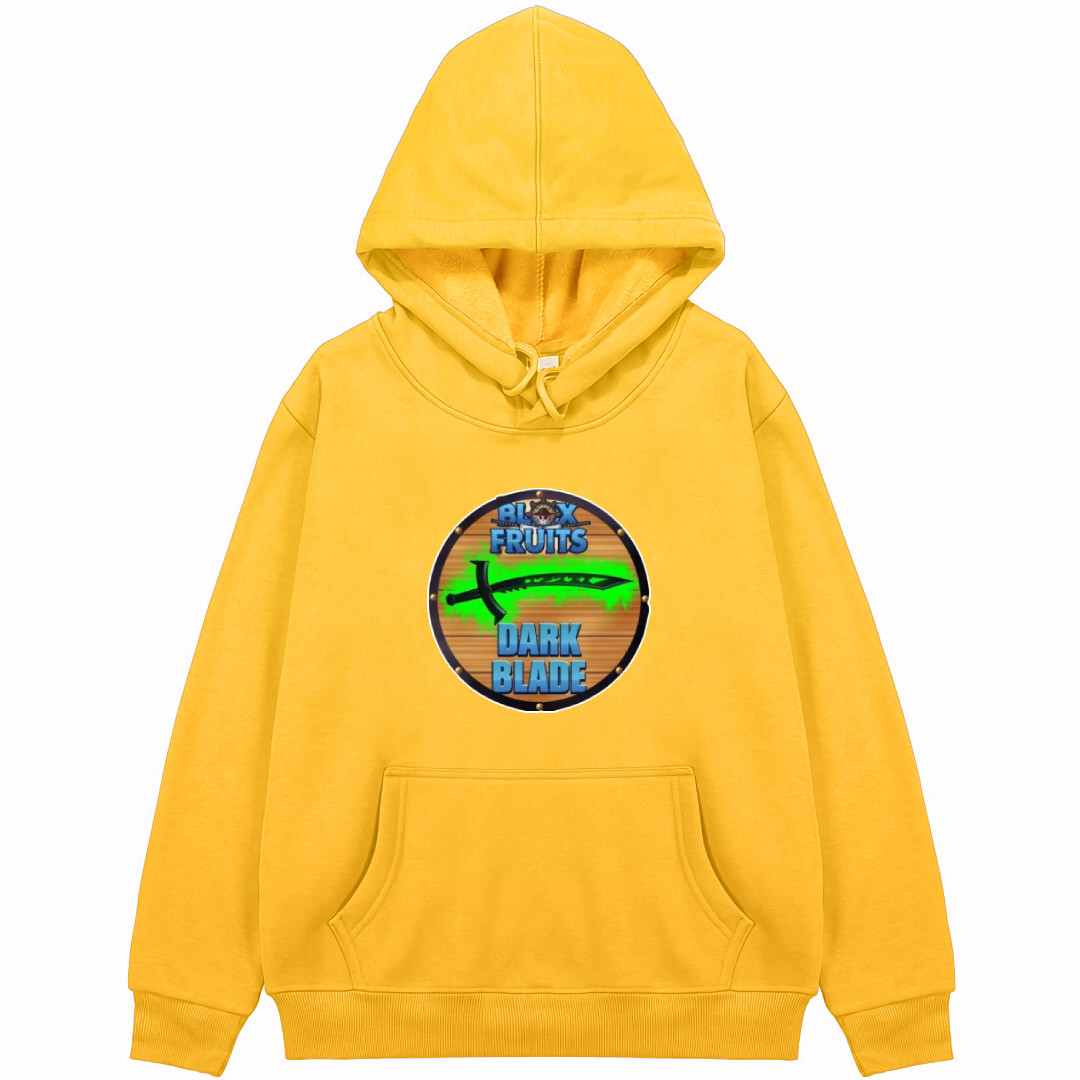 Roblox Blox Fruits Hoodie Hooded Sweatshirt Sweater Jacket - Dark Blade Icon