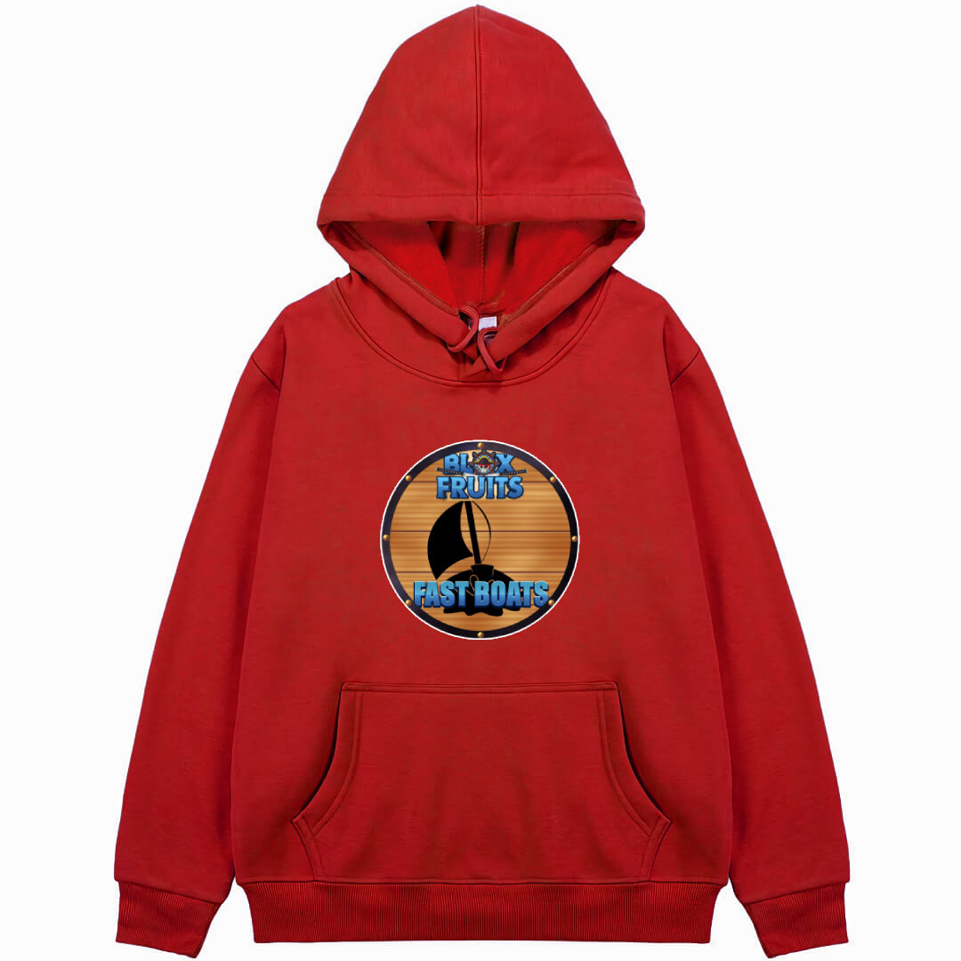 Roblox Blox Fruits Hoodie Hooded Sweatshirt Sweater Jacket - Fast Boats Icon