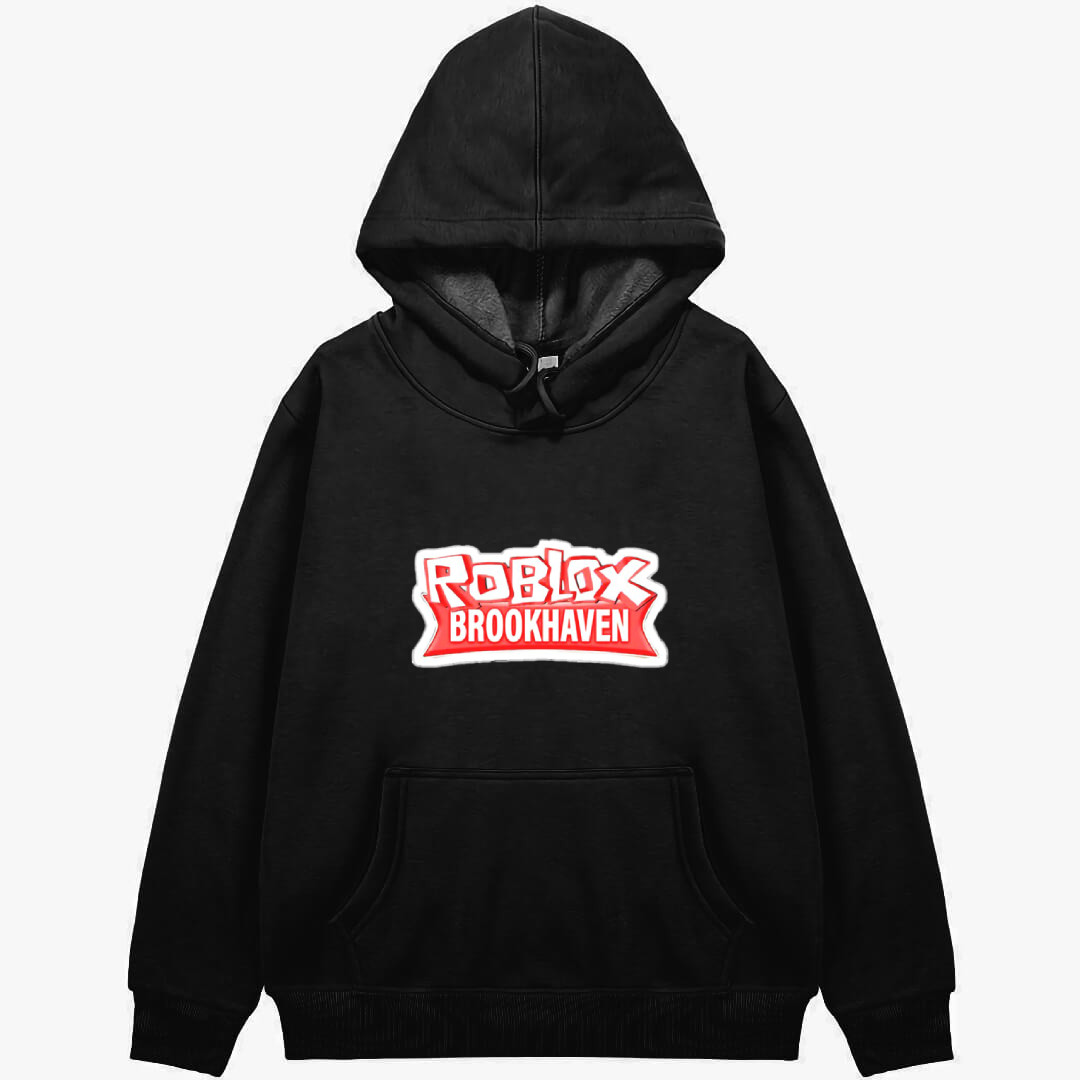 Roblox Brookhaven Hoodie Hooded Sweatshirt Sweater Jacket - Brookhaven Logo Sticker Art