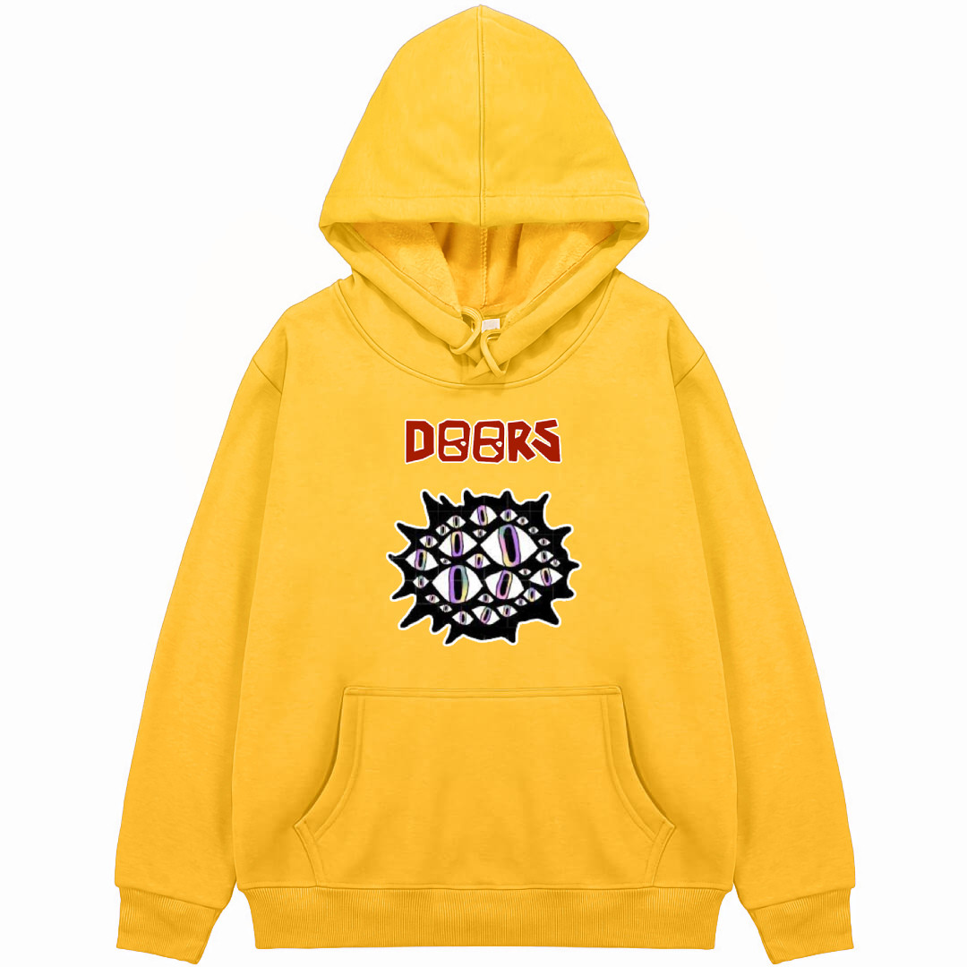 Roblox Doors Eyes Hoodie Hooded Sweatshirt Sweater Jacket - Eyes Cartoon Art
