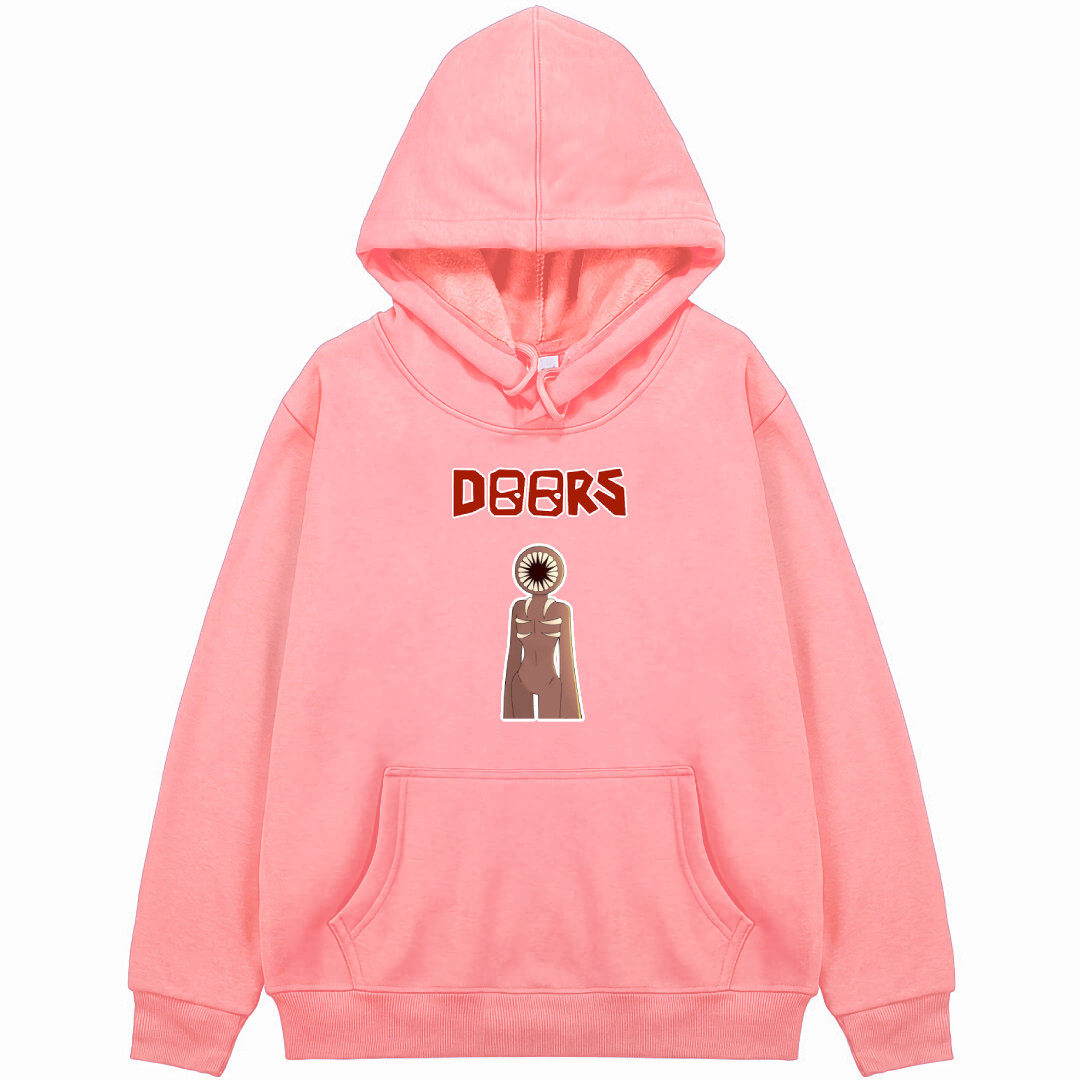 Roblox Doors Figure Hoodie Hooded Sweatshirt Sweater Jacket - Figure Light Standing Cartoon Art