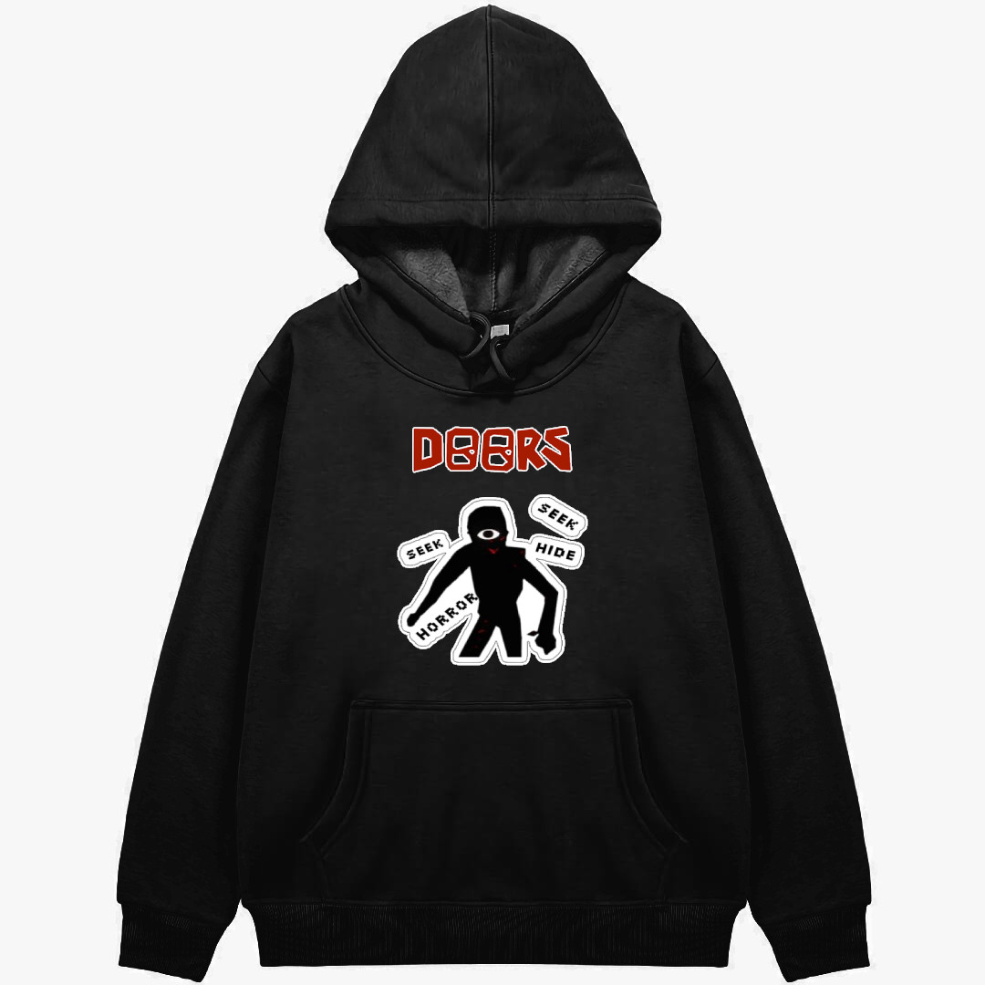 Roblox Doors Seek Hoodie Hooded Sweatshirt Sweater Jacket - Seek Horror Sticker