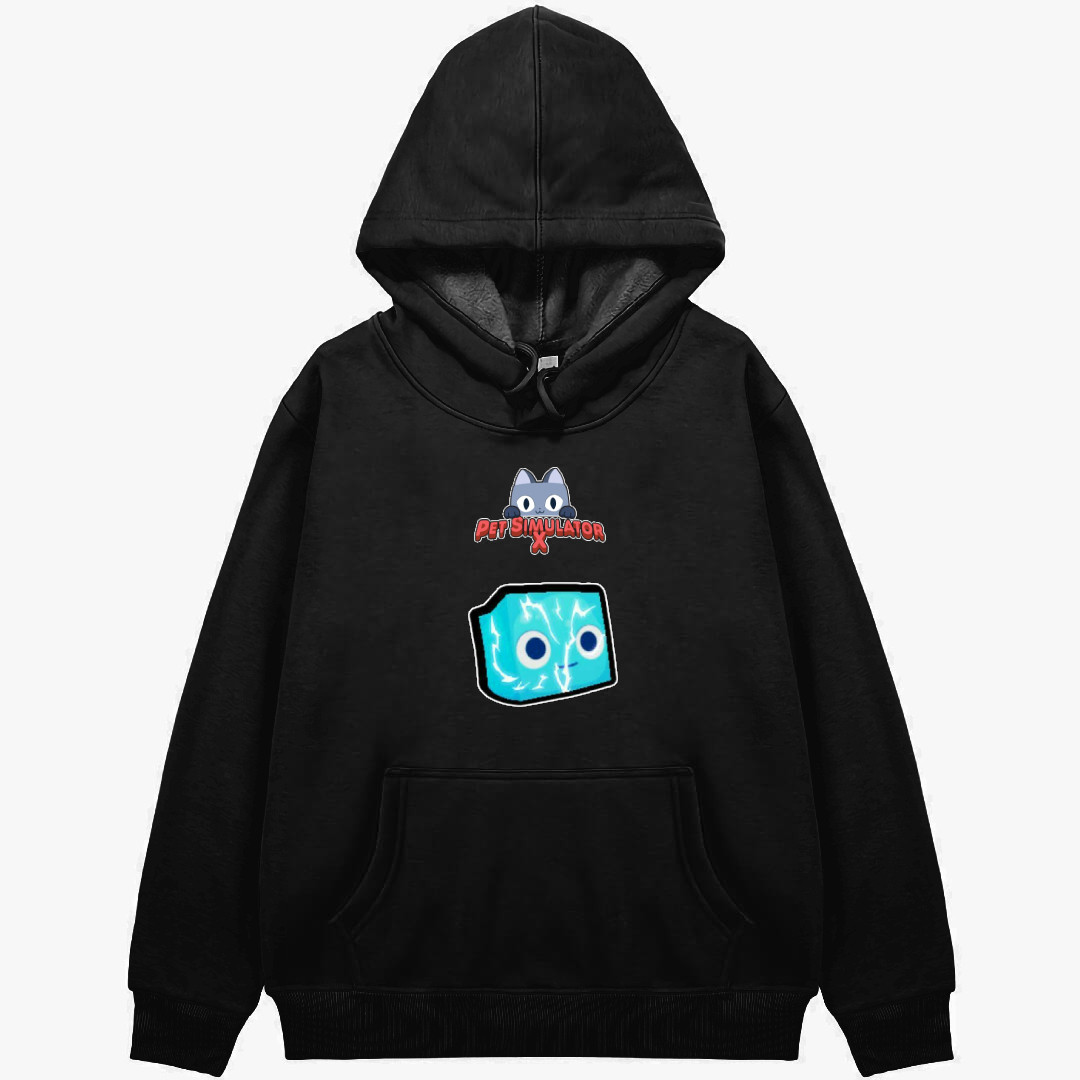 Roblox Pet Simulator X Electric Slime Hoodie Hooded Sweatshirt Sweater Jacket - Electric Slime Character Sticker