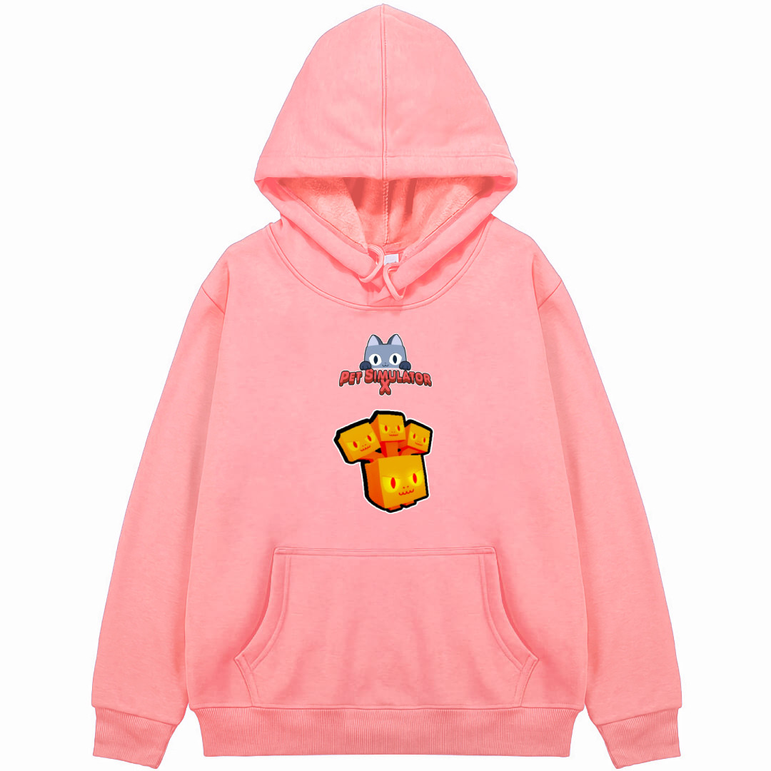 Roblox Pet Simulator X Flamortuus Hoodie Hooded Sweatshirt Sweater Jacket - Flamortuus Character Sticker