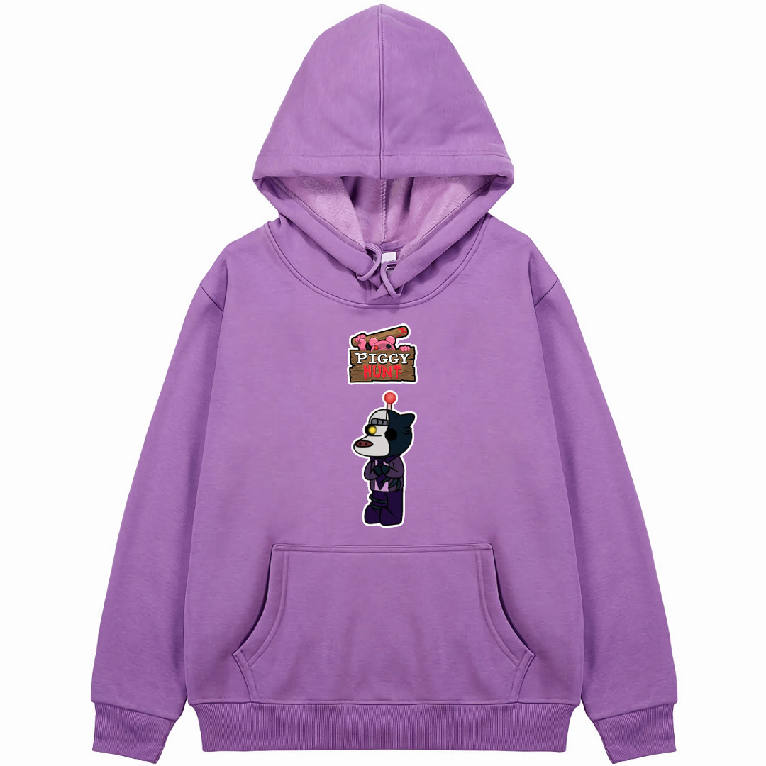 Roblox Piggy Maverick Piggy Hoodie Hooded Sweatshirt Sweater Jacket - Maverick Piggy The Lost Book Cartoon Art