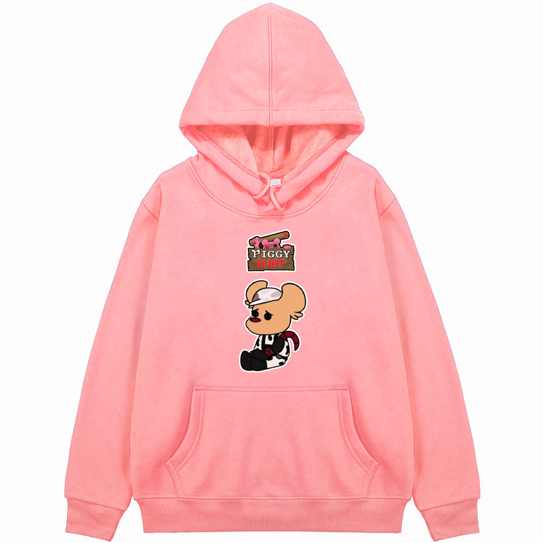 Roblox Piggy Militar Piggy Hoodie Hooded Sweatshirt Sweater Jacket - Militar Piggy Cartoon Art