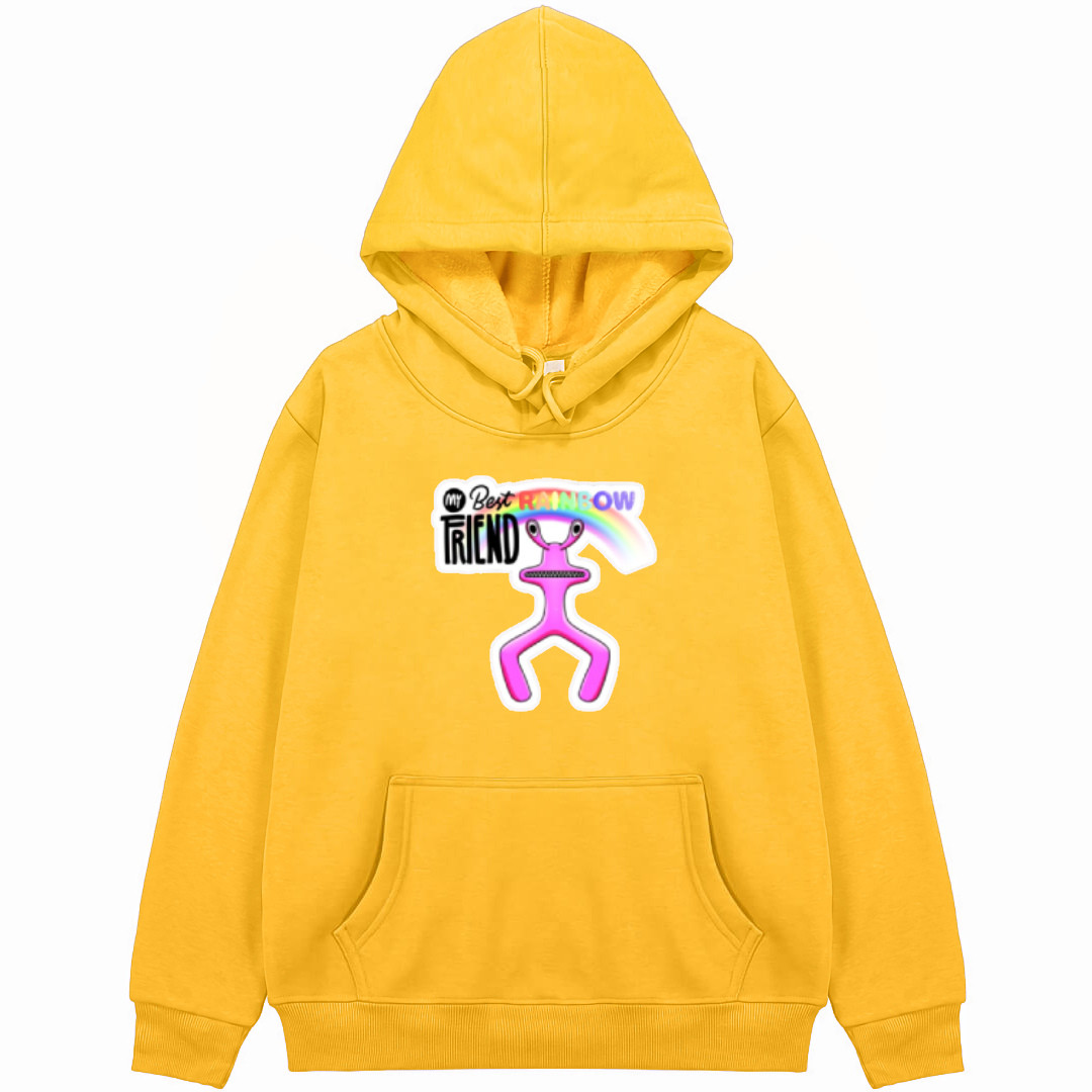 Roblox Rainbow Friends Pink Hoodie Hooded Sweatshirt Sweater Jacket - Pink Portrait Best Rainbow Friend