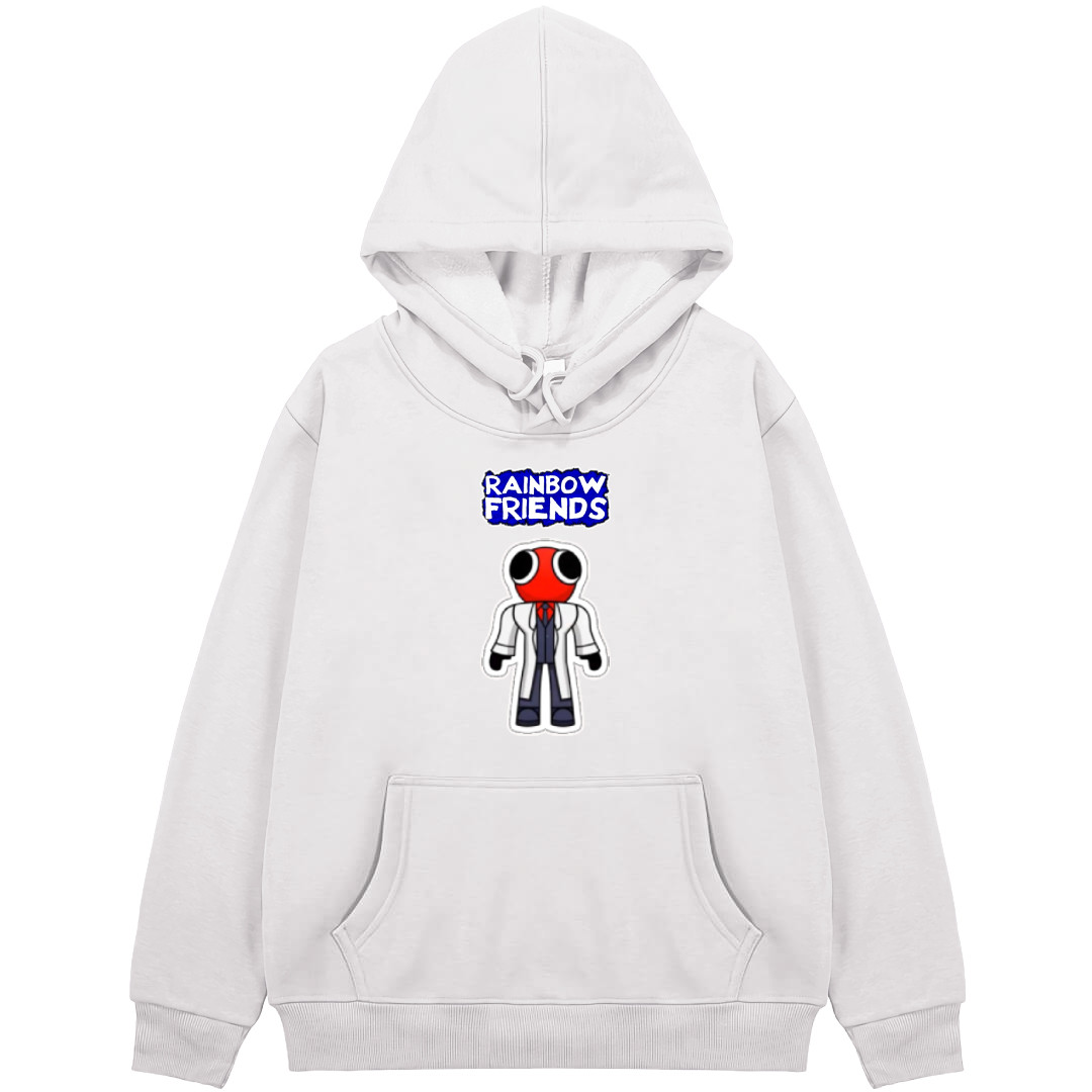Roblox Rainbow Friends Red Hoodie Hooded Sweatshirt Sweater Jacket - Red Standing Portrait Sticker