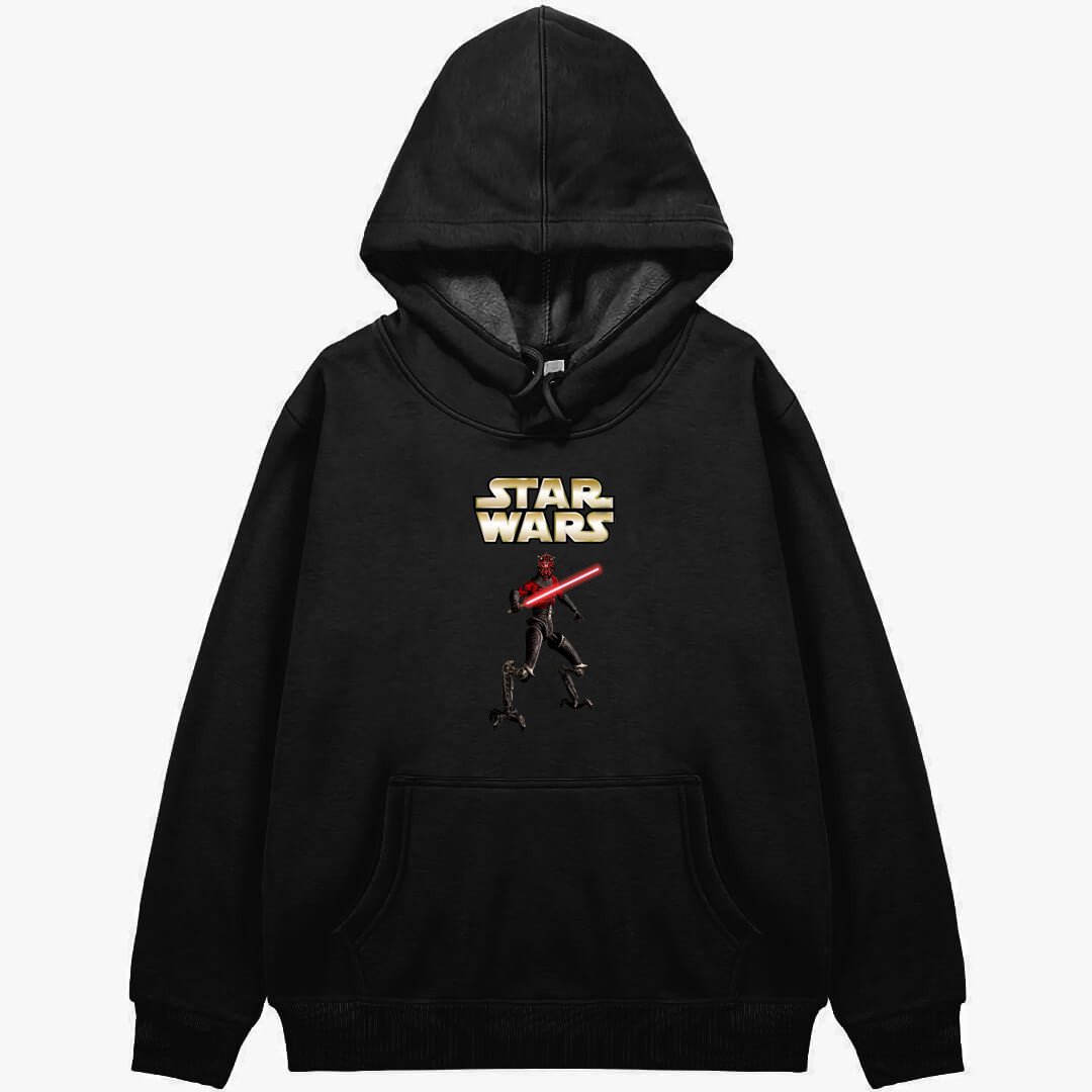 Star Wars The Clone Wars Cyborg Maul Hoodie Hooded Sweatshirt Sweater Jacket - Cyborg Maul Character Series