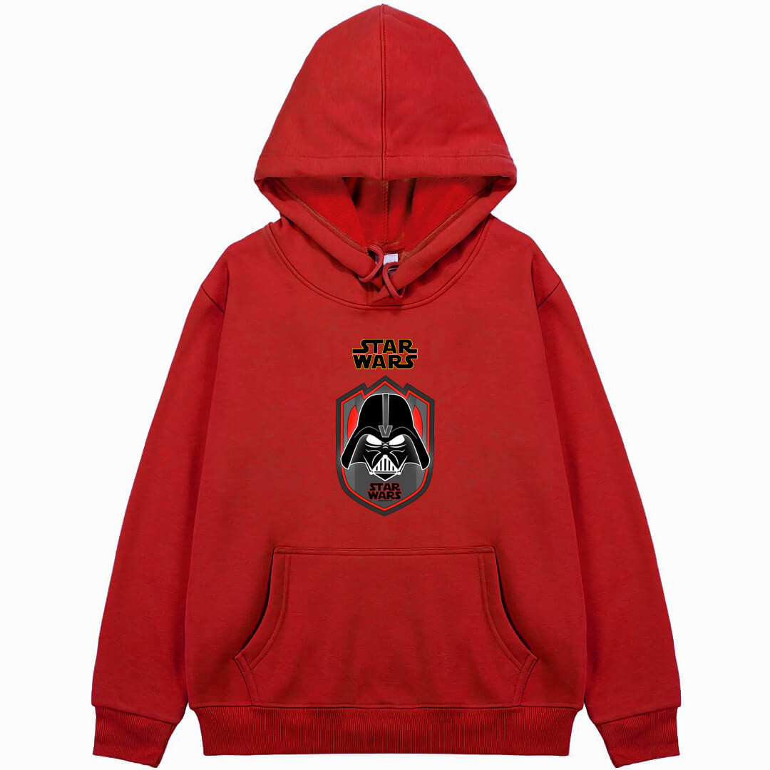 Star Wars Darth Vader Hoodie Hooded Sweatshirt Sweater Jacket - Darth Vader Mask Illustration