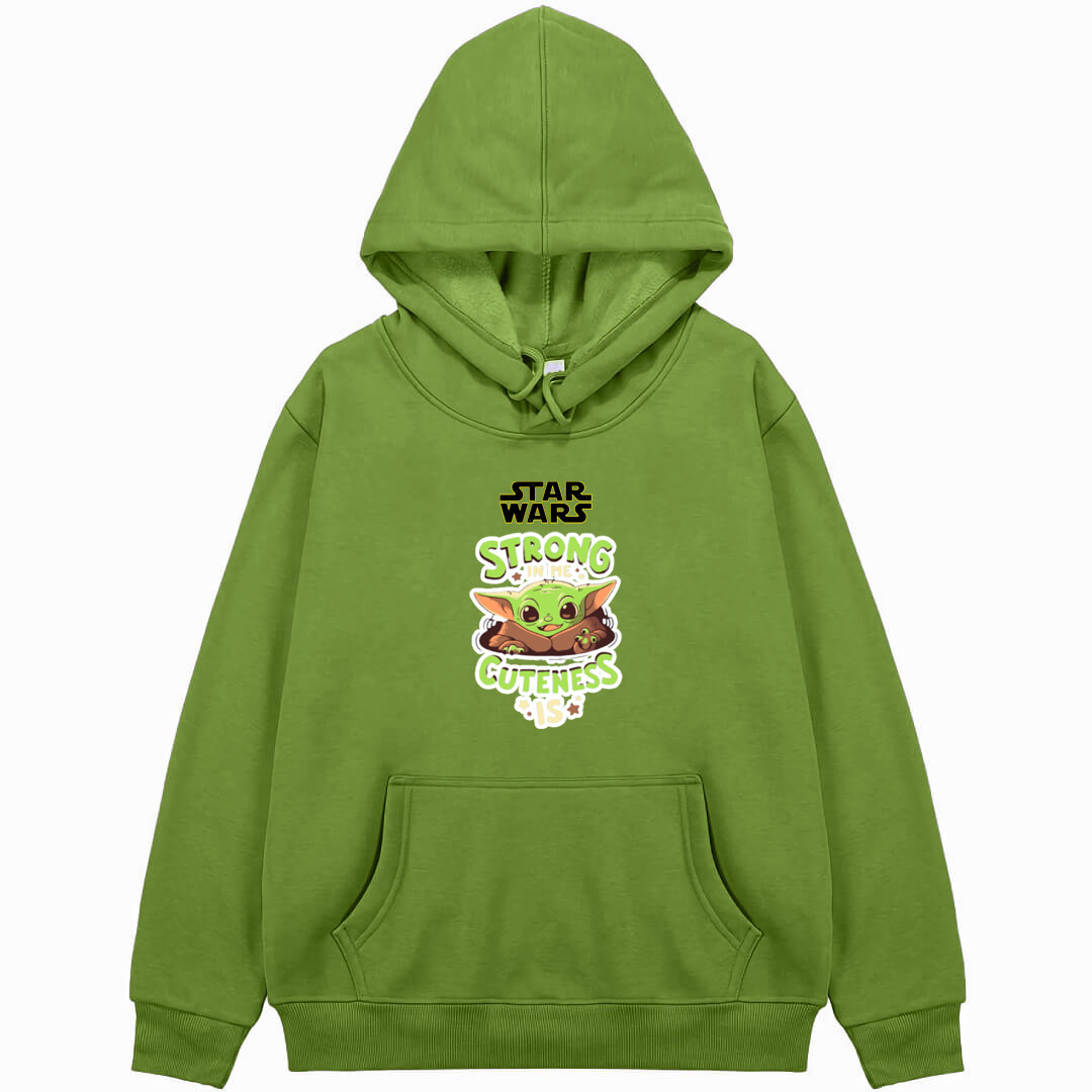 Star Wars Grogu Hoodie Hooded Sweatshirt Sweater Jacket - Grogu Aka Baby Yoda Greeting Sticker