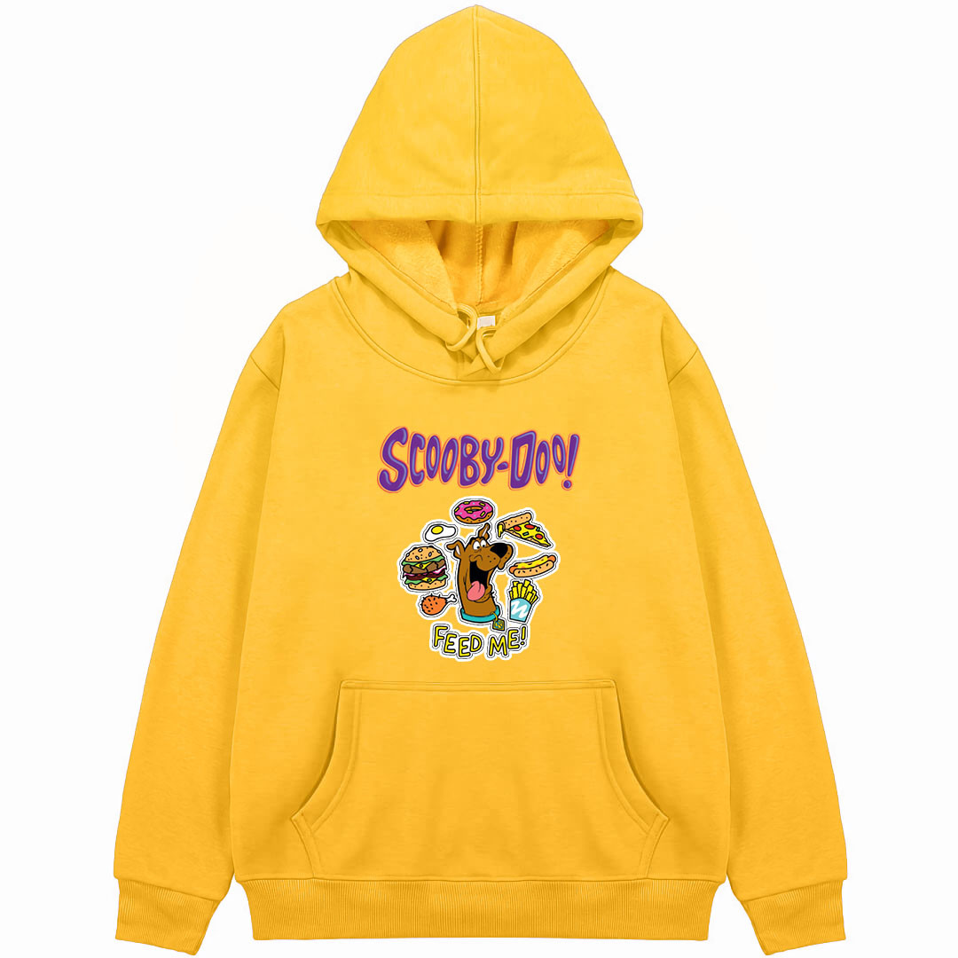 Scooby Doo Scooby Doo Hoodie Hooded Sweatshirt Sweater Jacket - Scooby Doo Feed Me Sticker