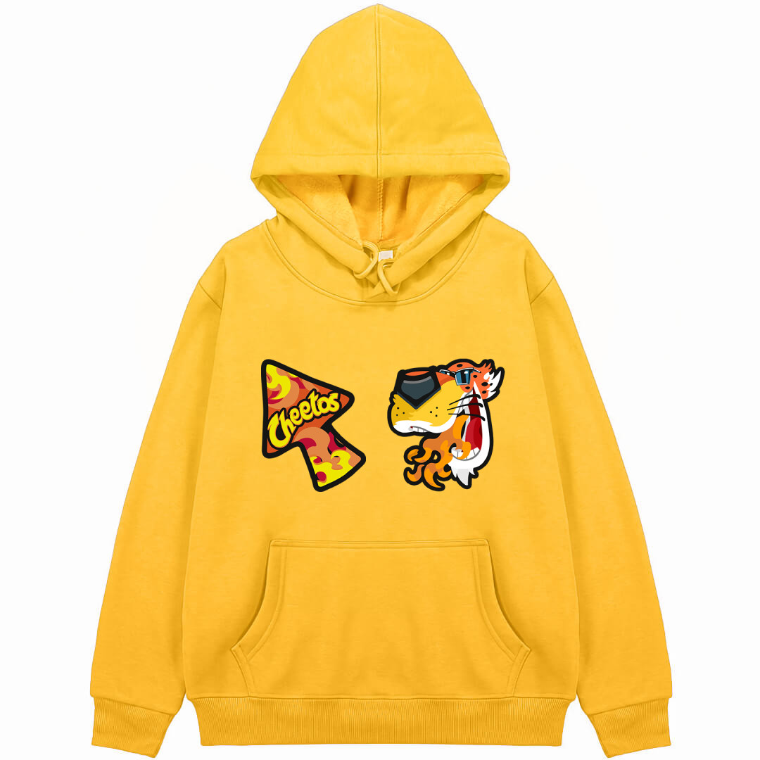 Cheetos Hoodie Hooded Sweatshirt Sweater Jacket - Cheetos Flamin Hot Logo Sticker