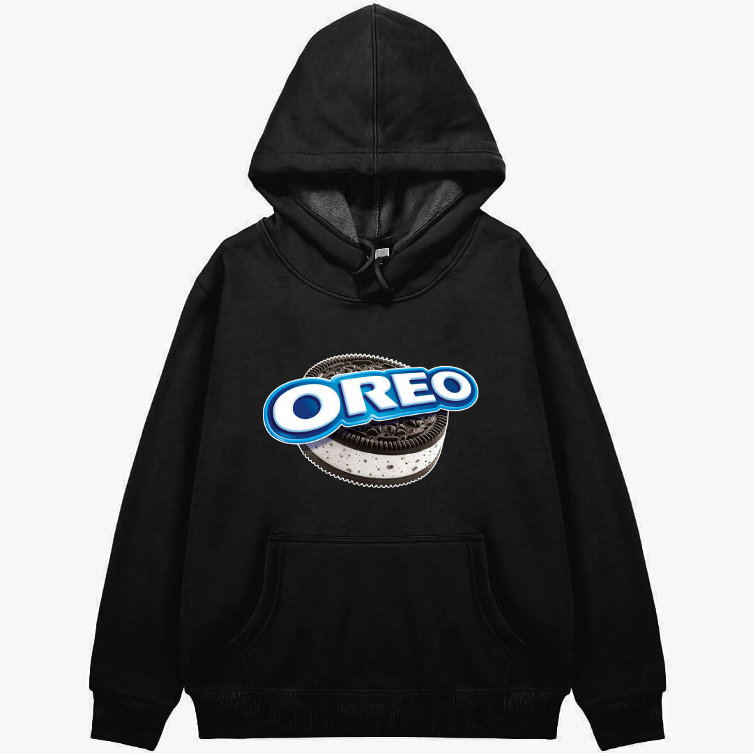 Oreo Hoodie Hooded Sweatshirt Sweater Jacket - Oreo Logo On Cookie Sandwich