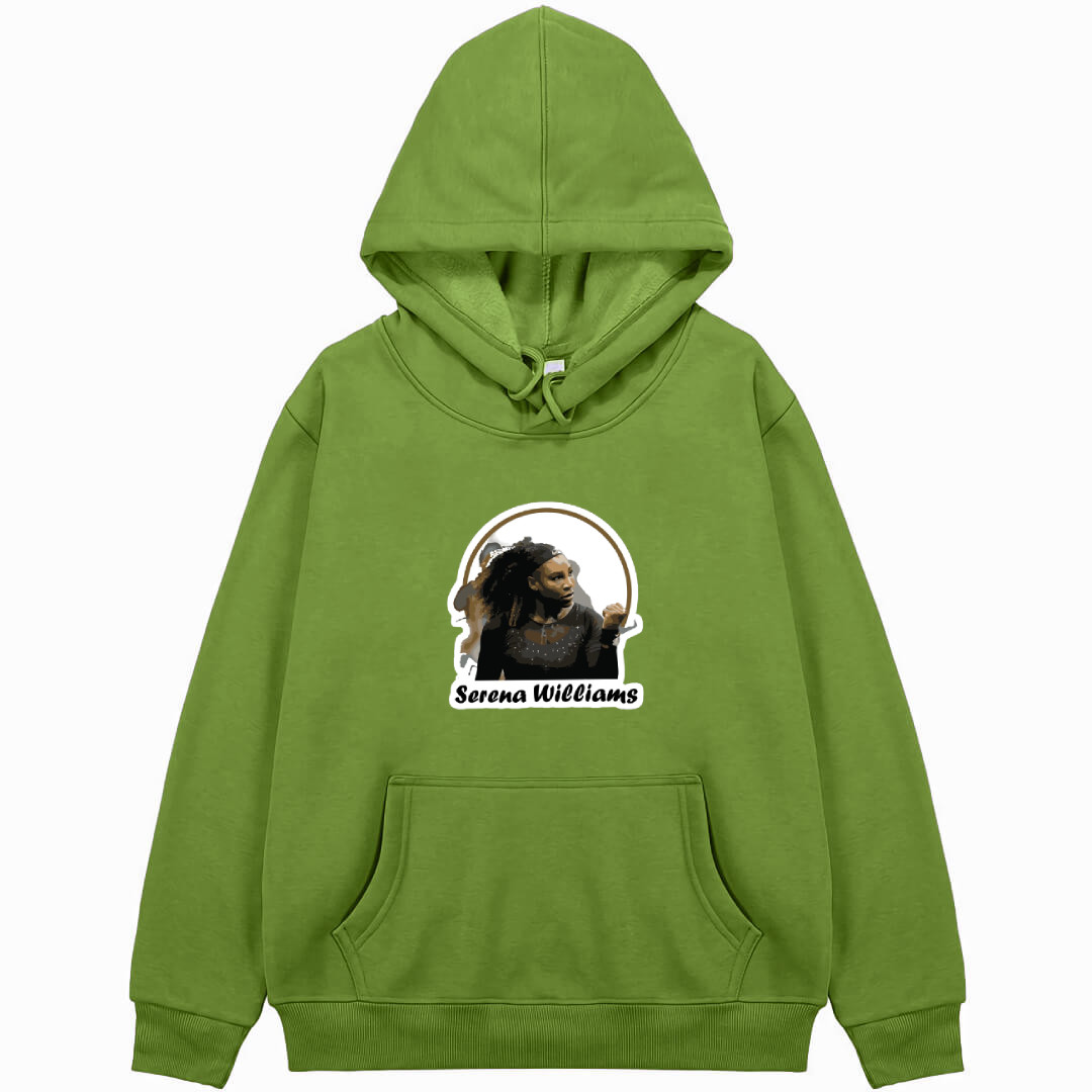 Serena Williams Hoodie Hooded Sweatshirt Sweater Jacket - Serena Williams Celebrating Win Sticker Art
