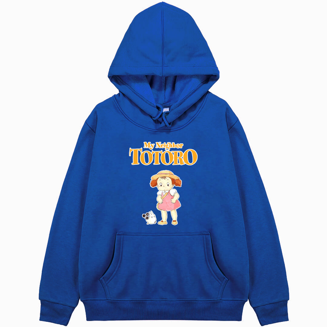 My Neighbor Totoro Mei Kusakabe Hoodie Hooded Sweatshirt Sweater Jacket - Mei Kusakabe And Little White Totoro
